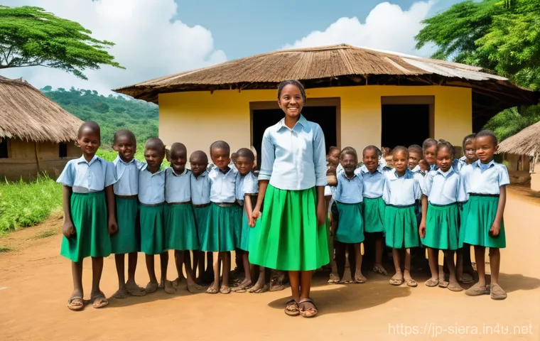 시에라리온 자연재해 가능성 - **Prompt:** A bustling, albeit damaged, street scene in Freetown, Sierra Leone, after a heavy rainfa...