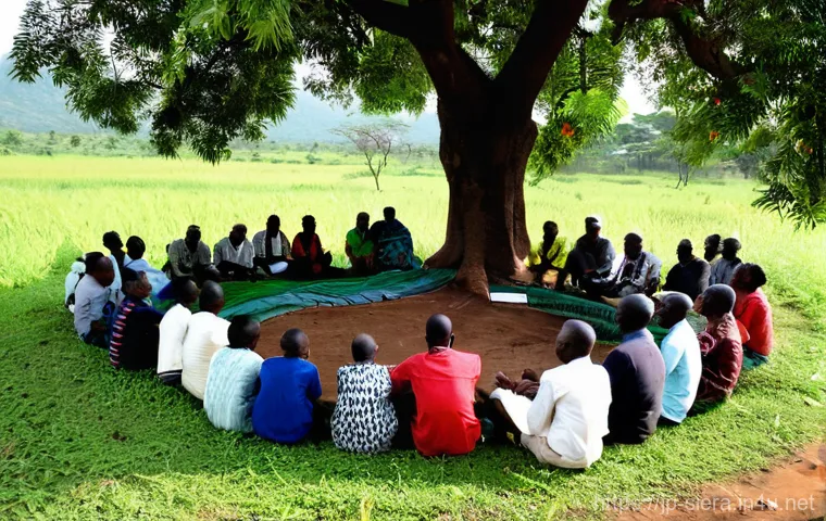 시에라리온 법률 및 제도 - **Prompt:** A powerful and dignified portrait of a Sierra Leonean woman farmer in her 40s or 50s, st...
